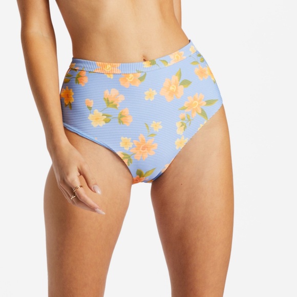 NWT BILLABONG - LAZY Day Tanlines High Retro Bikini Bottoms - Picture 2 of 5